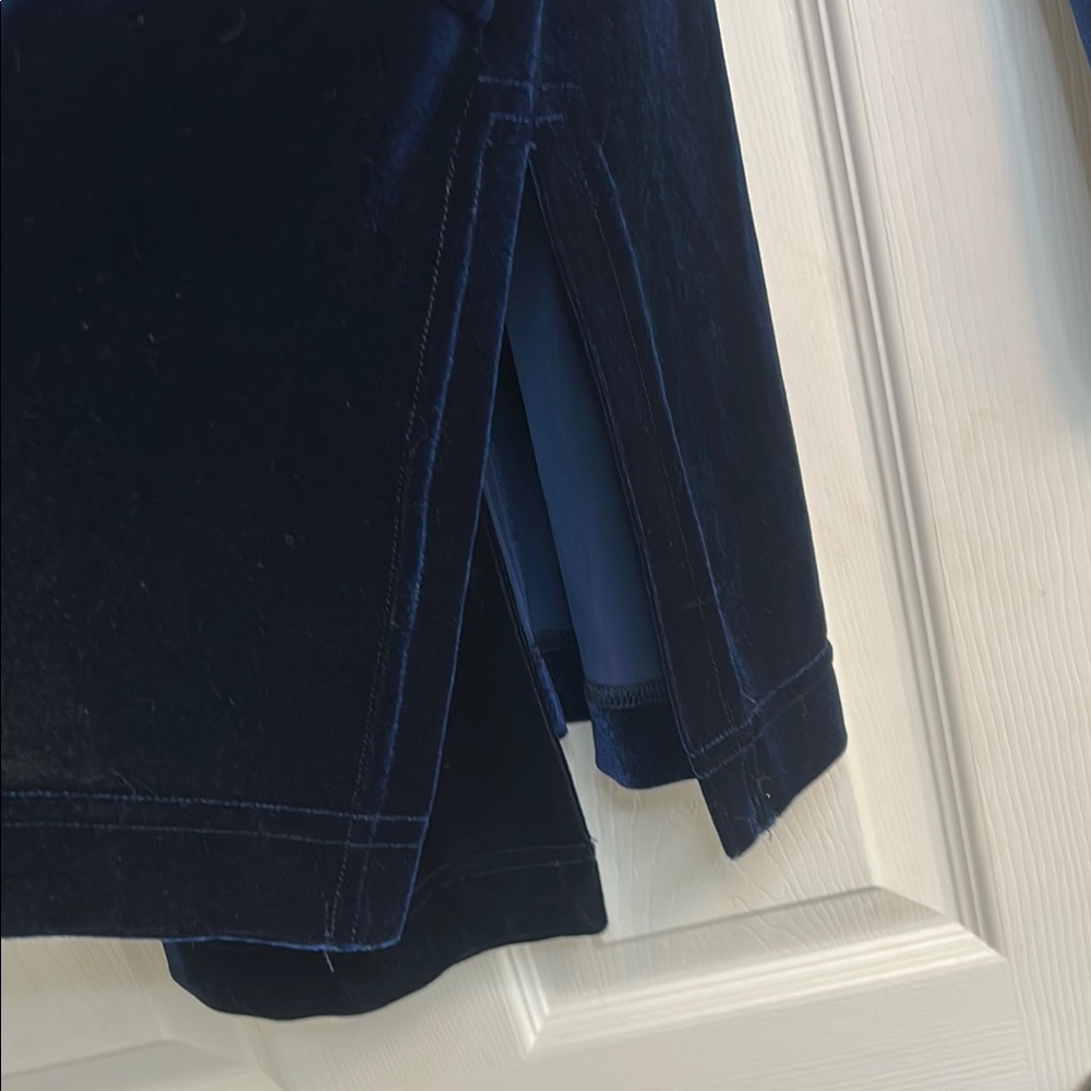 Coldwater Creek Blue Velvet Blazer - Picture 6 of 9
